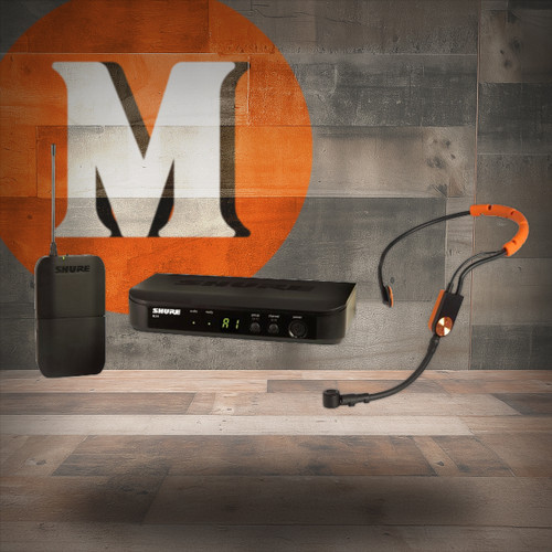 Shure BLX14/SM31-J11 Wireless Fitness Headset System with SM31FH Headset Mic J11 Band | Musician Madness