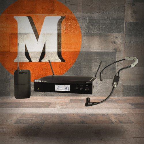 Shure BLX14R/SM35-H11 Wireless Rack-Mount Headset System with SM35 Headset Mic H11 Band | Musician Madness