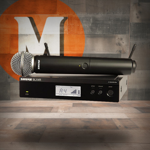 Shure BLX24R/SM58-J11 Wireless Rack-Mount Vocal System with SM58 J11 Band | Musician Madness