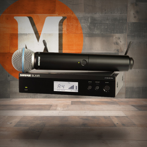 Shure BLX24R/B58-H10 Wireless Vocal Rack Mount Set With Beta 58A H10 Band | Musician Madness