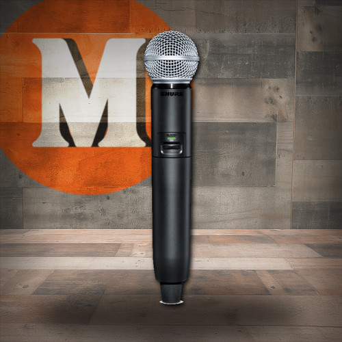 Shure GLXD2PLUS/SM58-Z3 SM58 Microphone with Handheld Transmitter | Musician Madness