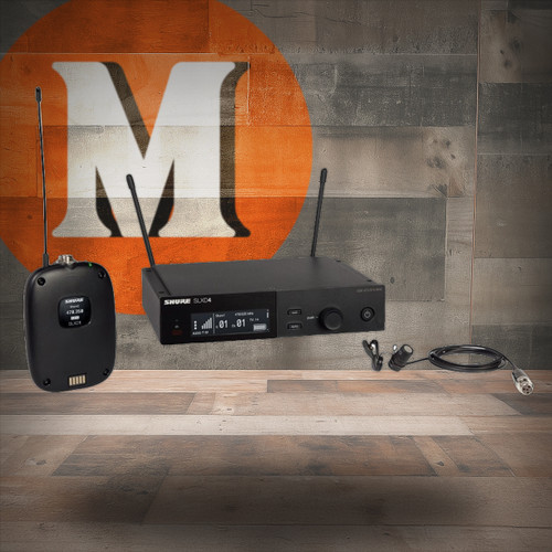 Shure SLXD14/85-J52 Wireless System with SLXD1 Transmitter and WL185 Lavalier Microphone J52 Band | Musician Madness