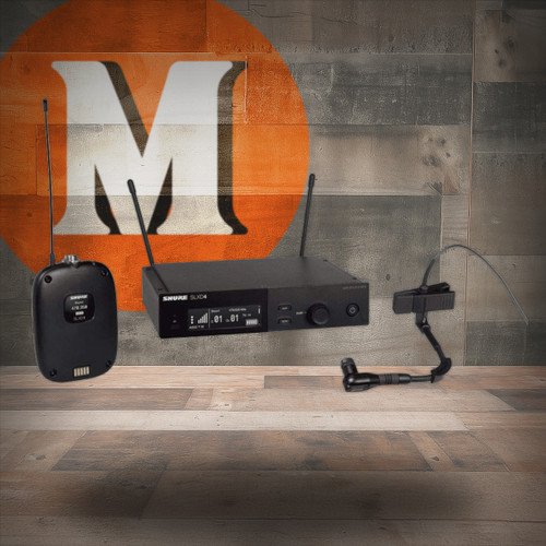 Shure SLXD14/98H-G58 Wireless System with SLXD1 and Beta 98H/C Mini Instrument Microphone G58 Band | Musician Madness