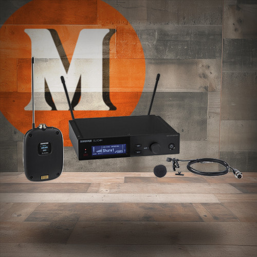 Shure SLXD14+/85M-G57 SLXD Plus Bodypack Dig System with WL185M Lav Freq G57 | Musician Madness