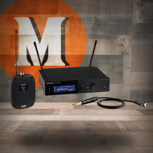 Shure SLXD14+-G57 SLXD Plus Bodypack Dig System Freq G57 | Musician Madness