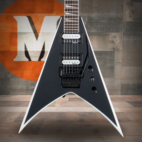 Jackson JS Series King V JS32 - Amaranth Fingerboard - Black with White Bevels | Musician Madness