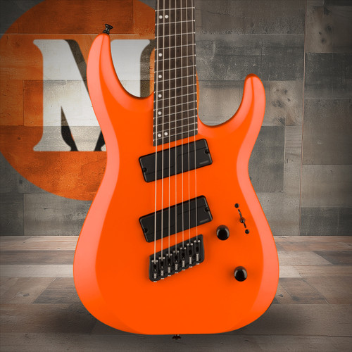 Jackson Pro Plus Series DK Modern HT7 MS - Ebony Fingerboard - Satin Orange Crush | Musician Madness