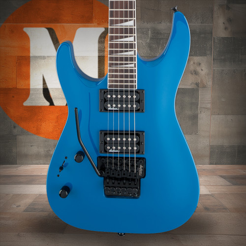 Jackson JS Series Dinky Arch Top JS32 DKA LH - Amaranth Fingerboard - Bright Blue | Musician Madness