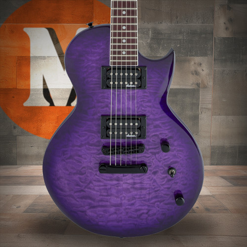 Jackson JS Series Monarkh SC JS22Q - Amaranth Fingerboard - Transparent Purple Burst | Musician Madness