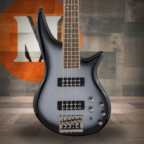 Jackson JS Series Spectra Bass JS3V - Laurel Fingerboard - Silverburst | Musician Madness