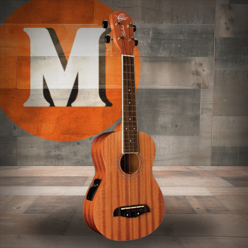 Oscar Schmidt OU2TE-A Tenor Ukulele W/Pre Amp. Natural Mahogany (OU2TE-A-U) | Musician Madness