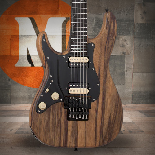 Schecter Sun Valley Super Shredder FR Left Hand Guitar Black Limba - Natural Satin (1267) | Musician Madness