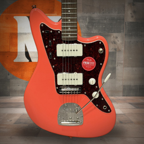 Squier Classic Vibe '60s Jazzmaster - Laurel Fingerboard - Tortoishell Pickguard - Tahitian Coral | Musician Madness