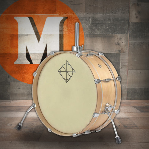 Dixon Little Roomer 7 x 20 Bass Drum Natural (L0720SN) | Musician Madness