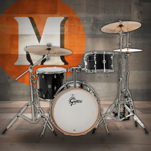 Gretsch Catalina Club 3pc Shell Pack - Piano Black (CC2-J403) | Musician Madness