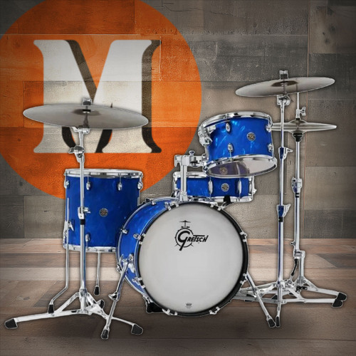 Gretsch Catalina Club 4pc Shell Pack - Blue Satin Flame (CC2-J404) | Musician Madness