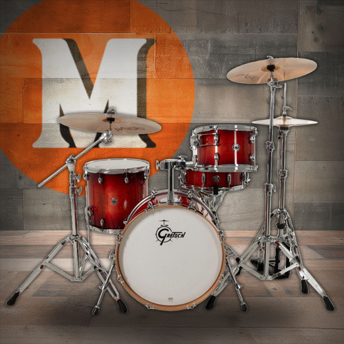 Gretsch Catalina Club 4pc Shell Pack - Gloss Crimson Burst (CC2-J404) | Musician Madness