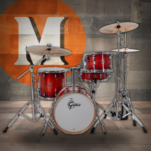 Gretsch Catalina Club 4pc Shell Pack - Gloss Crimson Burst (CC2-J484) | Musician Madness
