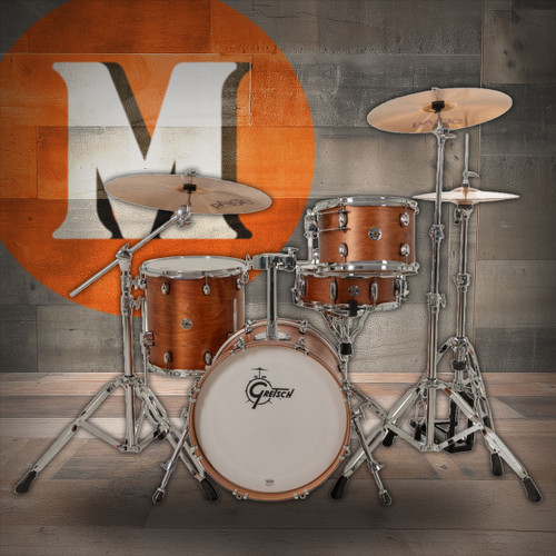 Gretsch Catalina Club 4pc Shell Pack - Satin Walnut Glaze (CC2-J484) | Musician Madness