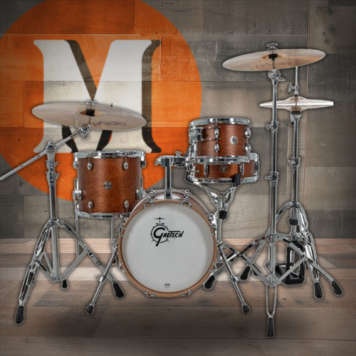 Gretsch Catalina Club Micro 4pc Shell Pack - Satin Walnut Glaze (CC2-M264) | Musician Madness