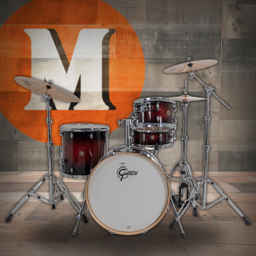Gretsch Catalina Maple 4pc Shell Pack - Deep Cherry Burst (CM2-E624S) | Musician Madness