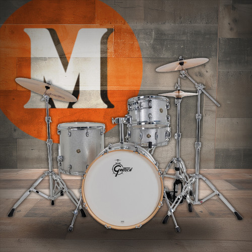 Gretsch Catalina Maple 4pc Shell Pack - Silver Sparkle (CM2-E624S) | Musician Madness