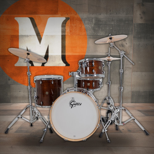 Gretsch Catalina Maple 4pc Shell Pack - Walnut Glaze (CM2-E624S) | Musician Madness