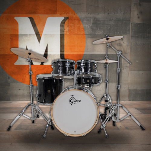 Gretsch Catalina Maple 5pc Shell Pack - Black Stardust (CM2-E625) | Musician Madness