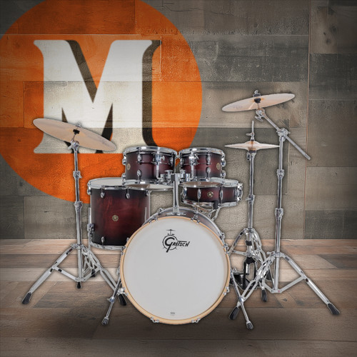 Gretsch Catalina Maple 5pc Shell Pack - Sat Deep Cherry Burst (CM2-E625) | Musician Madness