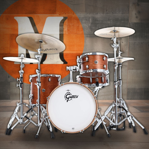 Gretsch Catalina Club 4pc Shell Pack - Satin Walnut Glaze (CT1-R424) | Musician Madness