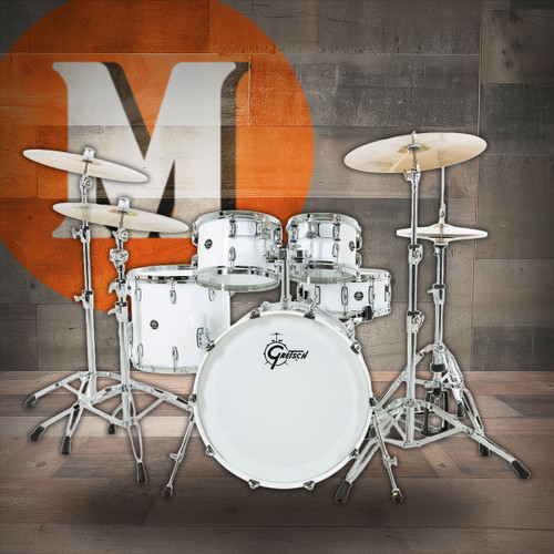 Gretsch Renown 5pc Shell Pack - Piano White (RN2-E825) | Musician Madness