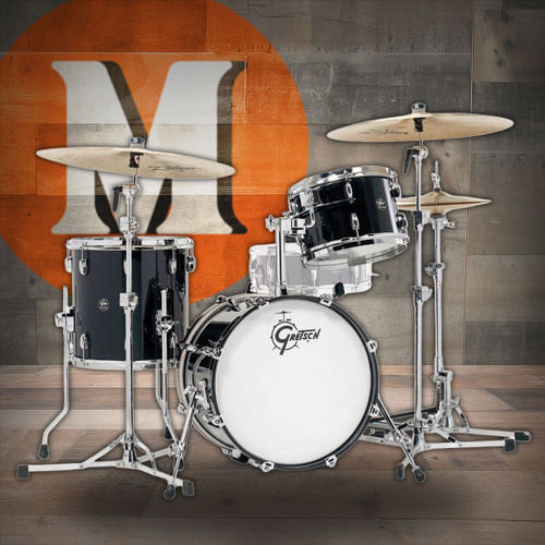 Gretsch Renown 3pc Shell Pack - Piano Black (RN2-J483) | Musician Madness