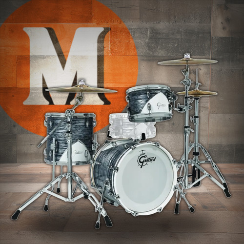 Gretsch Renown '57 3pc Shell Pack, 18/12/14 - Silver Oyster Pearl (RN57-J483V) | Musician Madness