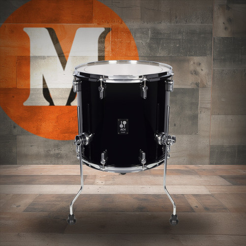Sonor AQ1 Floor Tom 14" x 13" Piano Black (AQ1-1413-FT-PB)