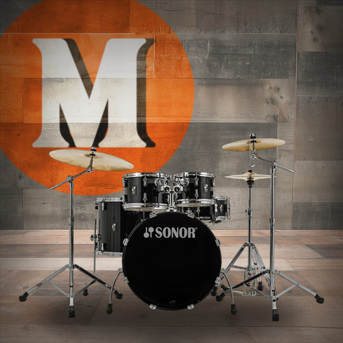 Sonor AQ1 Stage Set Piano Black (AQ1-STAGEWMCPB)