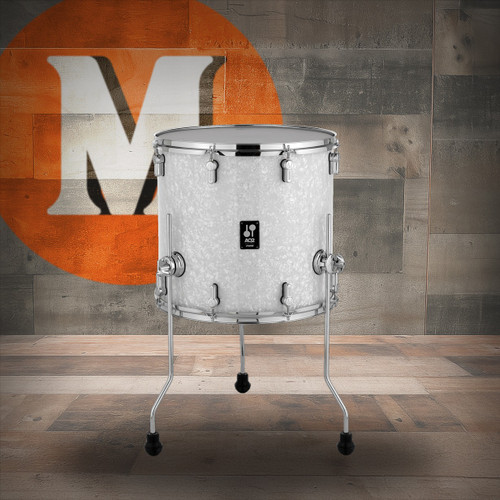 Sonor AQ2 16X15 Maple Floor Tom-White Marine Pearl (AQ2-1615-FT-WHP)