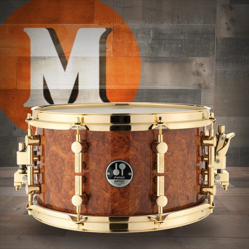 Sonor ARTIST 13x7 Maple Snare - Amboina (AS-1307-AM-SDW)