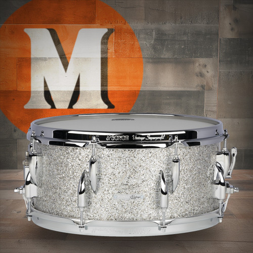 Sonor Vintage Series 14"X 6.5" Snare Drum - Vintage Silver Glitter (VT-1465-SDW-VSG)