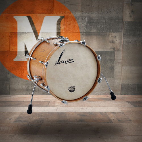 Sonor Vintage Series 18"X14" Bass Drum WM - Teak Semi-Gloss (VT-1814-BDWM-TSG)