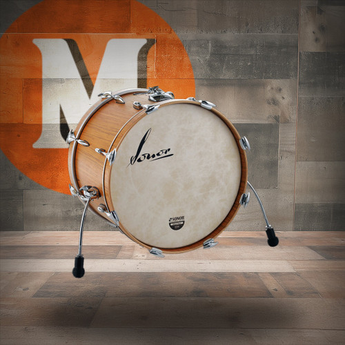 Sonor Vintage Series 20"X14" Bass Drum WM - Teak Semi-Gloss (VT-2014-BDWM-TSG)