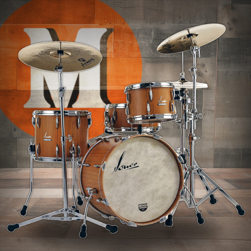 Sonor Vintage Series 20" 3PC Shell Pack - Teak Semi-Gloss (VT-320NMCTSG)