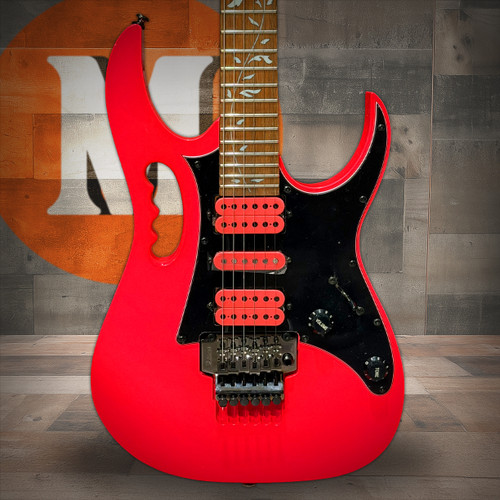 Ibanez Steve Vai Signature 6 String Electric Guitar - Pink (JEMJRSPPK) | Musician Madness