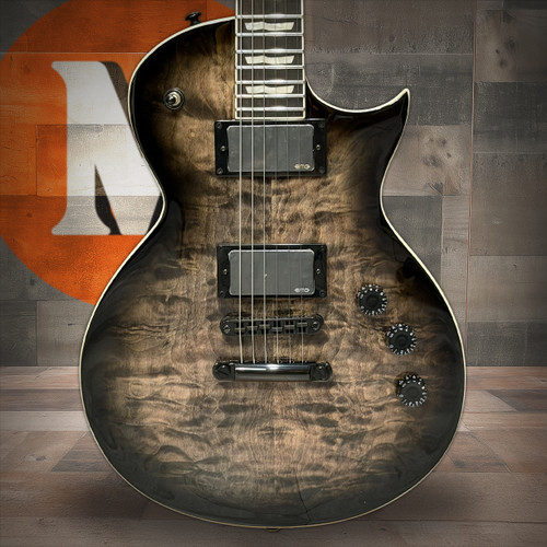 LTD EC-400 QM Electric Guitar - See Thru Black Sunburst (LEC400QMSTBLKSB) | Musician Madness