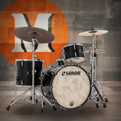 Sonor Momentum Series Beech 3 Piece Shell Pack - GT Black (MTB-322NMCGTB) | Musician Madness