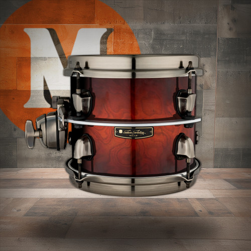 Mapex Saturn Evolution 7" x 8" Rack Tom - Maple Burl Blaze | Musician Madness