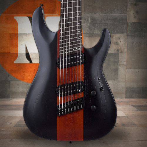 Schecter C-8 Multiscale Rob Scallon 8-string Electric Guitar - Satin Dark Roast (902) | Musician Madness