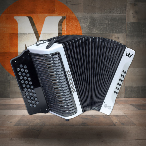 Hohner Corona C-II FBbEb - White Rainbow (C-II FBBEB WHRB) | Musician Madness