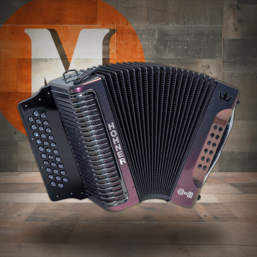 Hohner Corona C-II FBbEb Accordion - Red to Gold (C-II FBBEB RTG) | Musician Madness
