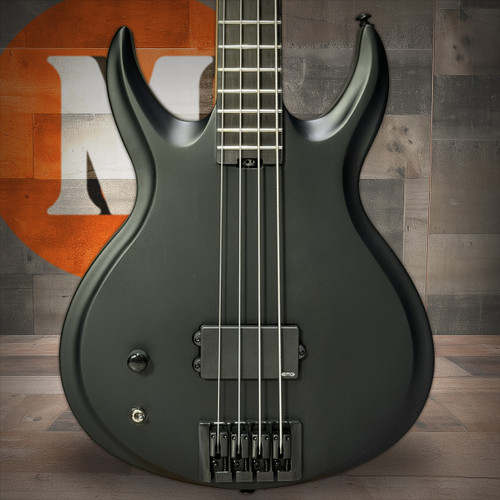 Schecter Devil-4 Left Handed Electric Bass Guitar - Blackout (89) | Musician Madness