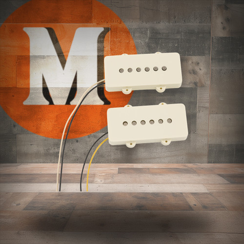 Fender Coastline '65 Jazzmaster Pickups, Vintage White, Set of 2 | Musician Madness
